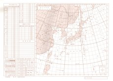 画像2: (NHKラジオ第2放送 気象通信受信用)ラジオ用天気図用紙No.1 (初級用改訂版) クライム気象図書出版 (2)