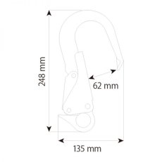 画像3: カンプ セーフティ フック プラス 62mm (5214800)  [受注発注商品] (3)