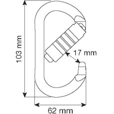 画像3: カンプ セーフティ オーバル プラス 3ロック [取り寄せ対応品] (3)