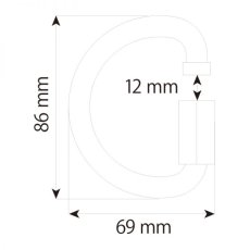 画像3: カンプ セーフティ Dクイック リンク スティール Φ10mm (5069100) [取り寄せ対応品] (3)