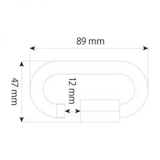 画像6: カンプ セーフティ オーバル クイック リンク ステンレス [取り寄せ対応品] (6)