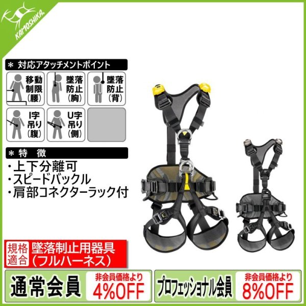 PETZL AVAO BOD ペツル アバオ ボッド ファスト 欧州Ver. C071BA