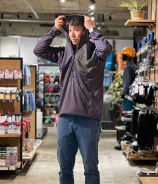 画像12: STATIC スタティック ADRIFT HALF ZIP HOODY アドリフト ハーフジップ フーディ (12)